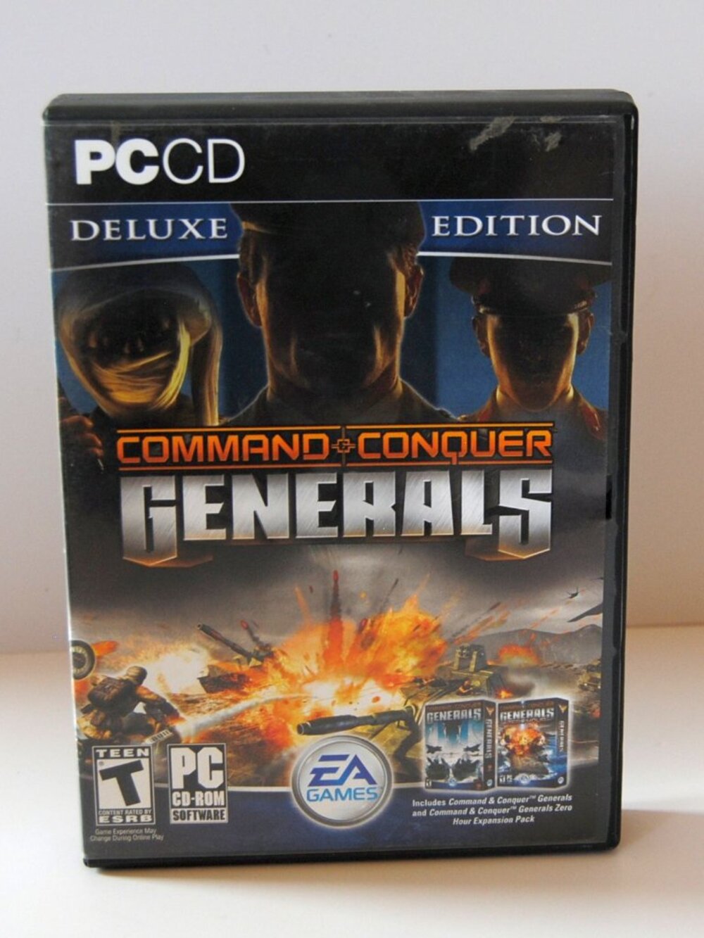 Command and Conquer Generals Deluxe Edition with Zero Hour Expansion Pack  PC CD